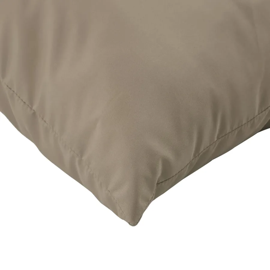 Coussins de palette lot de 3 taupe tissu - 8