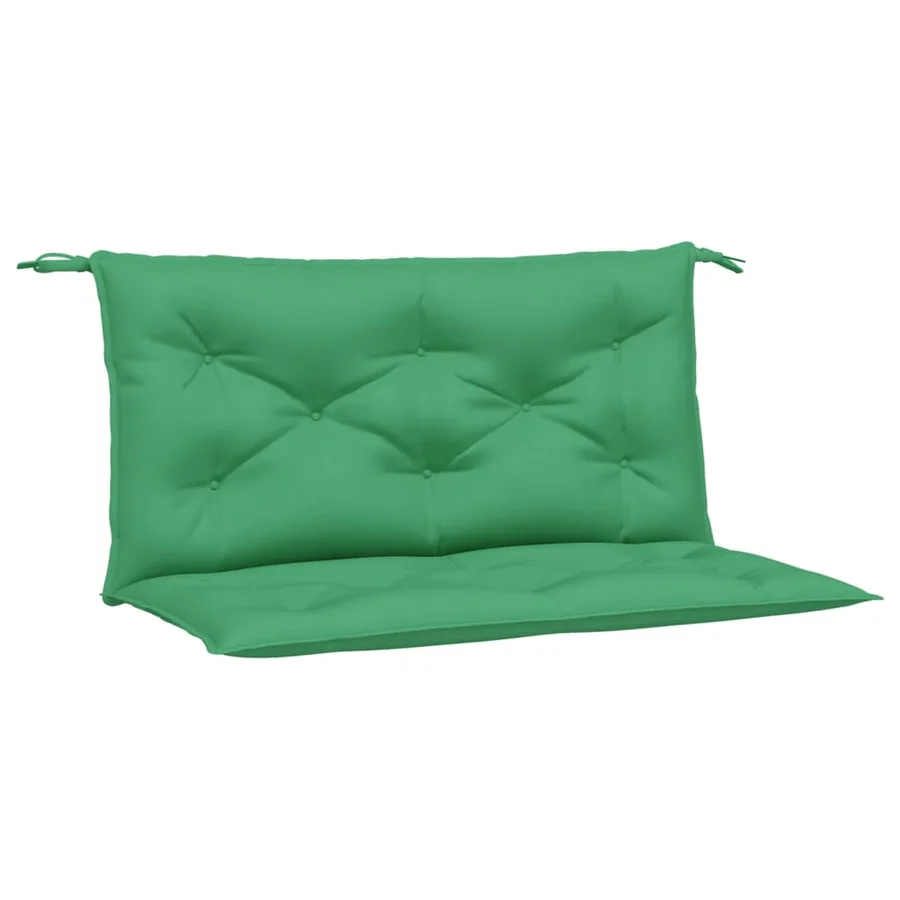Coussins de banc jardin lot de 2 vert 100x50x7 cm tissu Oxford - 2