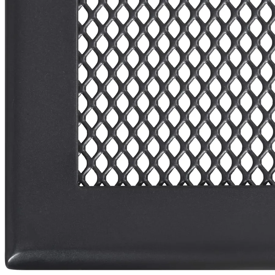 Table pliable en maille 80x80x72 cm Acier Anthracite - 5