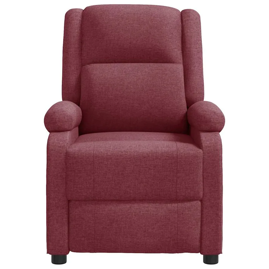 Fauteuil de massage Rouge bordeaux Tissu - 4