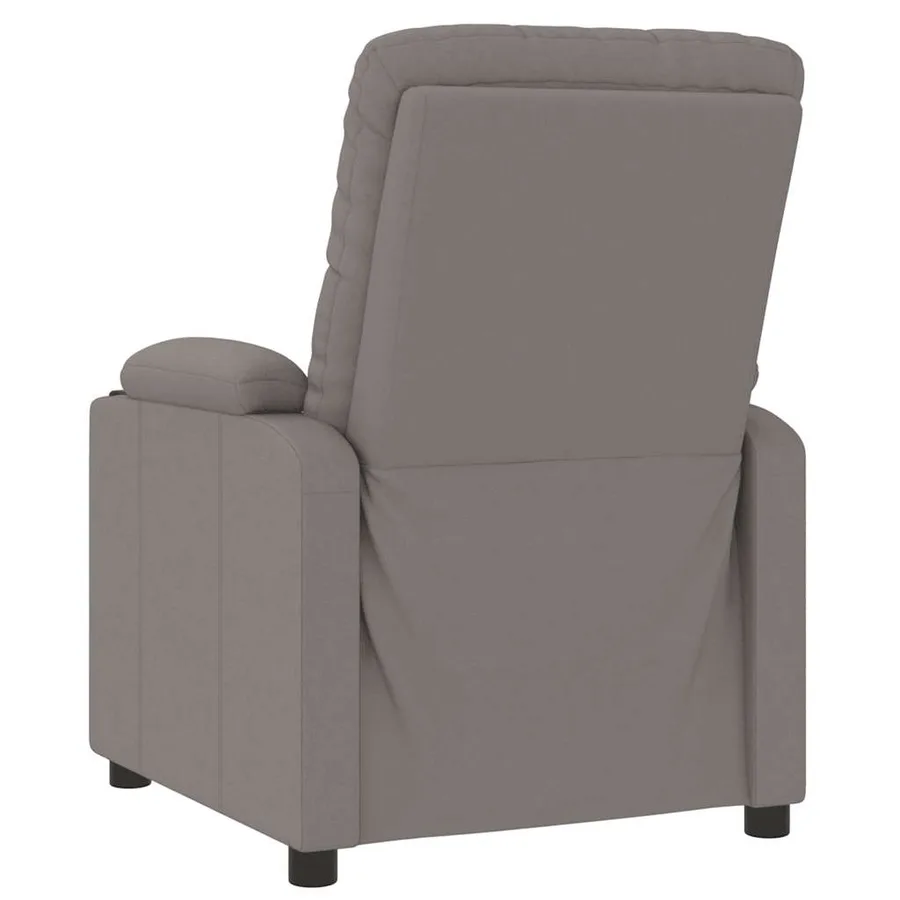Fauteuil inclinable Taupe Tissu - 5