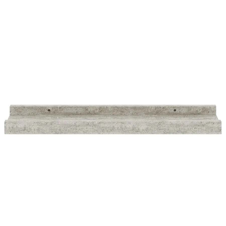 Étagères murales 4 pcs Gris béton 40x9x3 cm - 6
