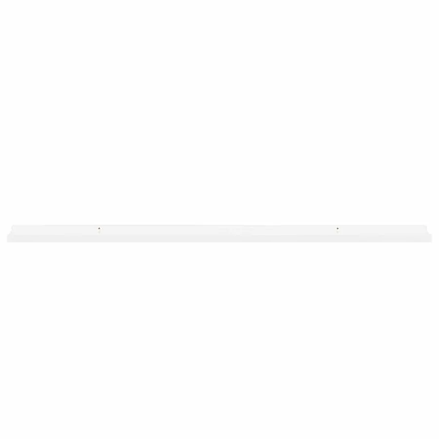 Étagères murales 4 pcs Blanc brillant 115x9x3 cm - 5