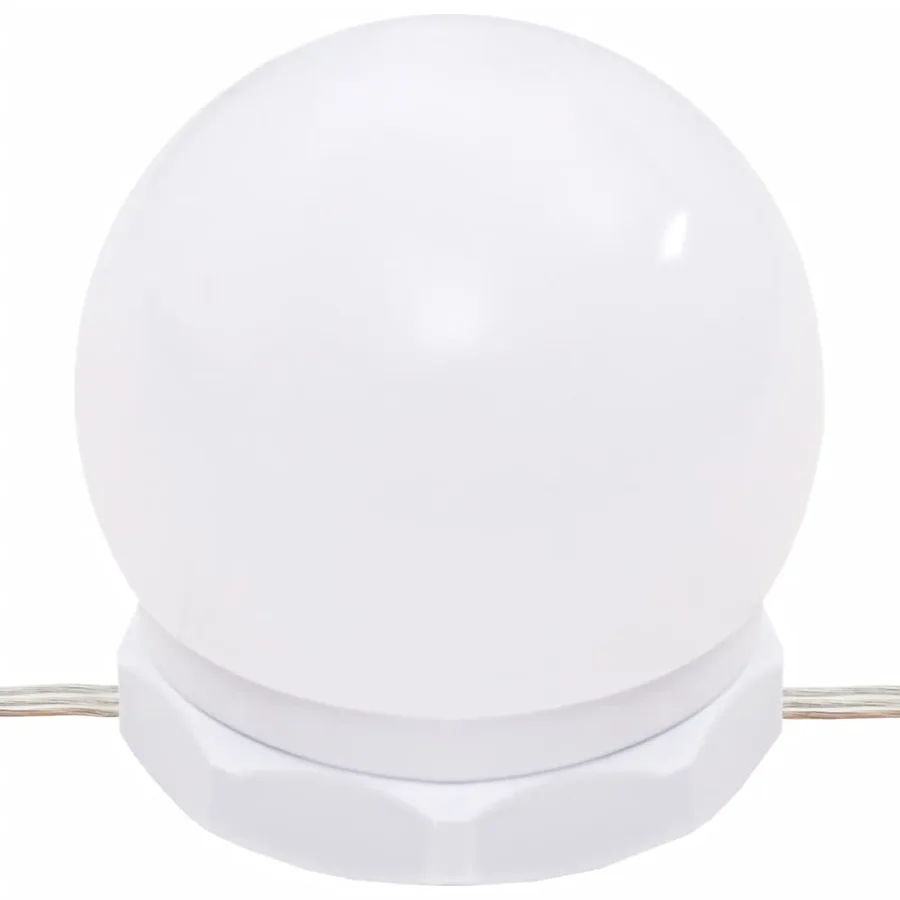 Coiffeuse à LED avec 2 armoires Chêne sonoma Bois d'ingénierie - 12