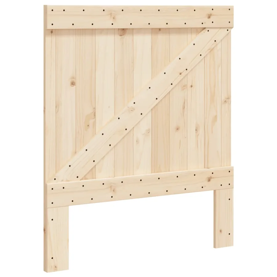 Tête de lit 90x104 cm bois massif de pin - 2