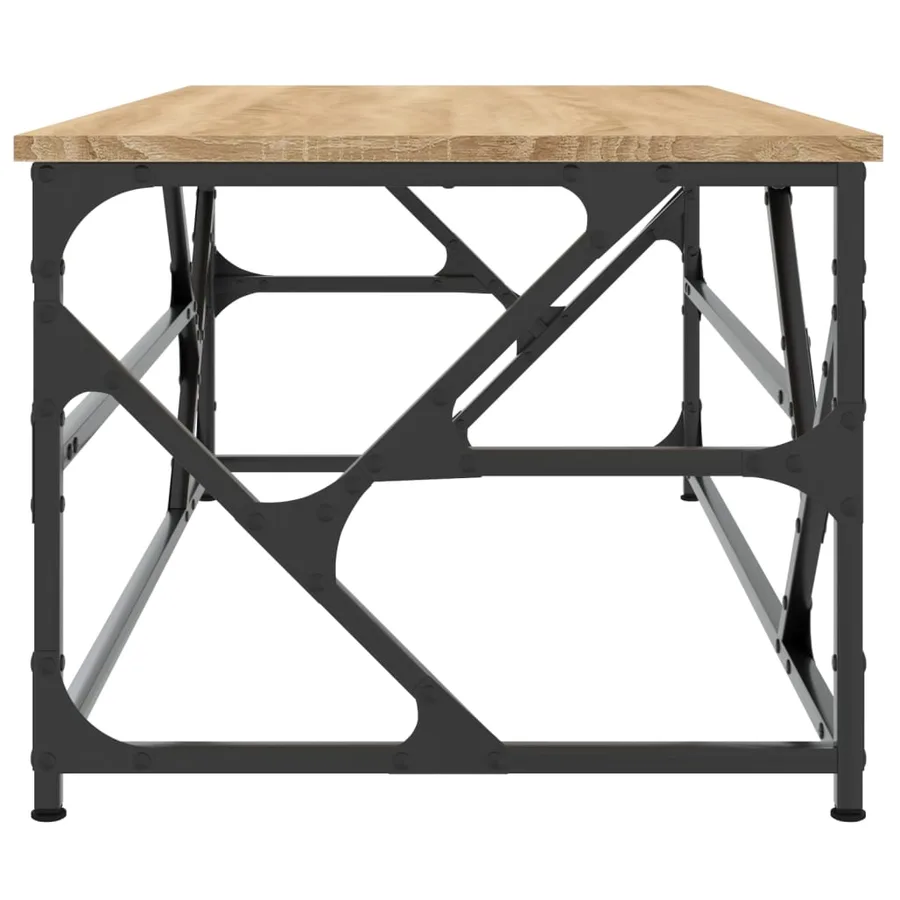 Table basse Chêne sonoma 100x50x40 cm Bois d'ingénierie - 5