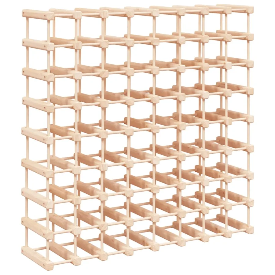 Casier à vin pour 72 bouteilles 90,5x23x90,5 cm pin massif - 2