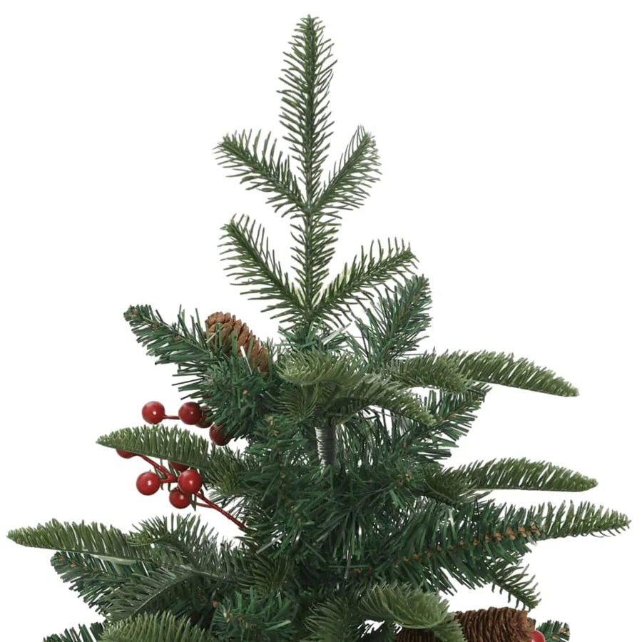Sapin de Noël artificiel avec pommes de pin et baies 120 cm - 4