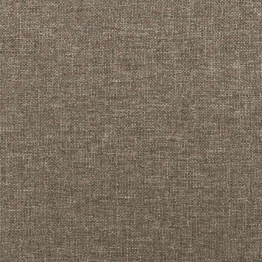 Cadre de lit sans matelas taupe 180x200 cm tissu - 8
