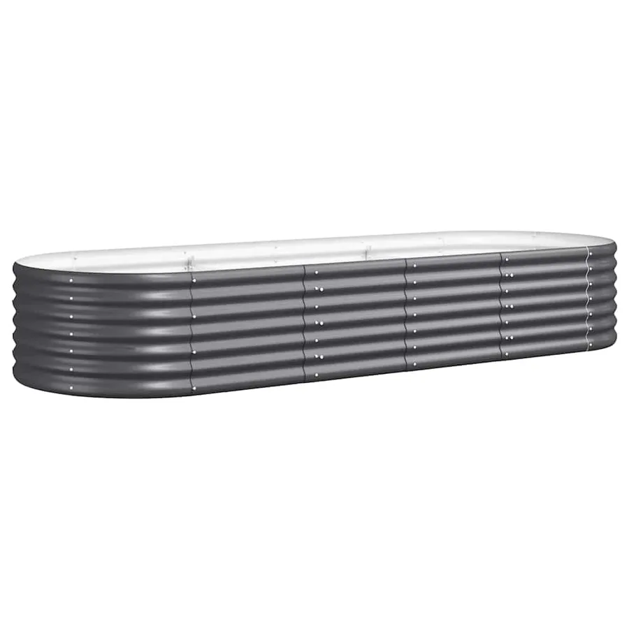 Lit surélevé de jardin Acier galvanisé Anthracite - 2