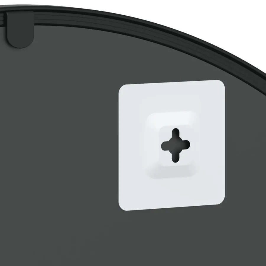 Miroir mural noir 60x30 cm arche fer - 6