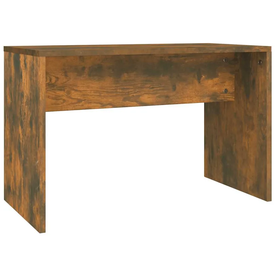 Tabouret de toilette Chêne fumé 70x35x45 cm Bois d'ingénierie - 2