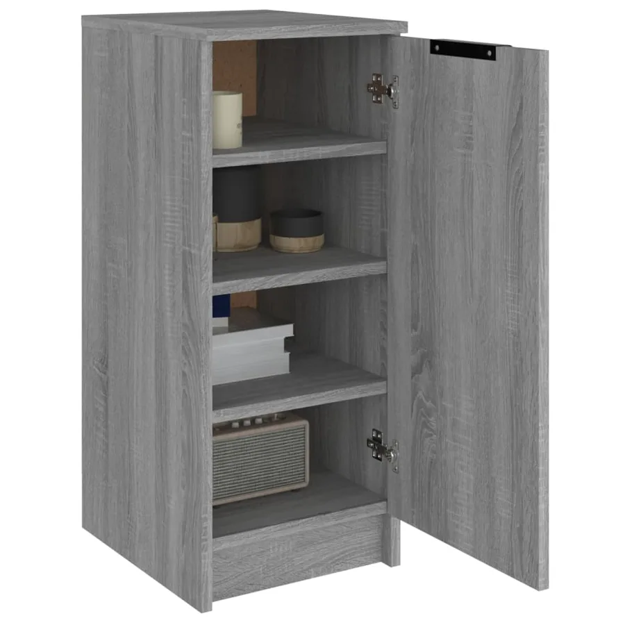 Meuble à chaussures Sonoma gris 30x35x70 cm Bois d'ingénierie - 4
