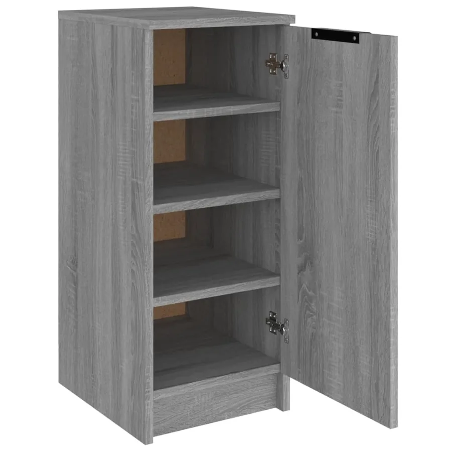 Meuble à chaussures Sonoma gris 30x35x70 cm Bois d'ingénierie - 6