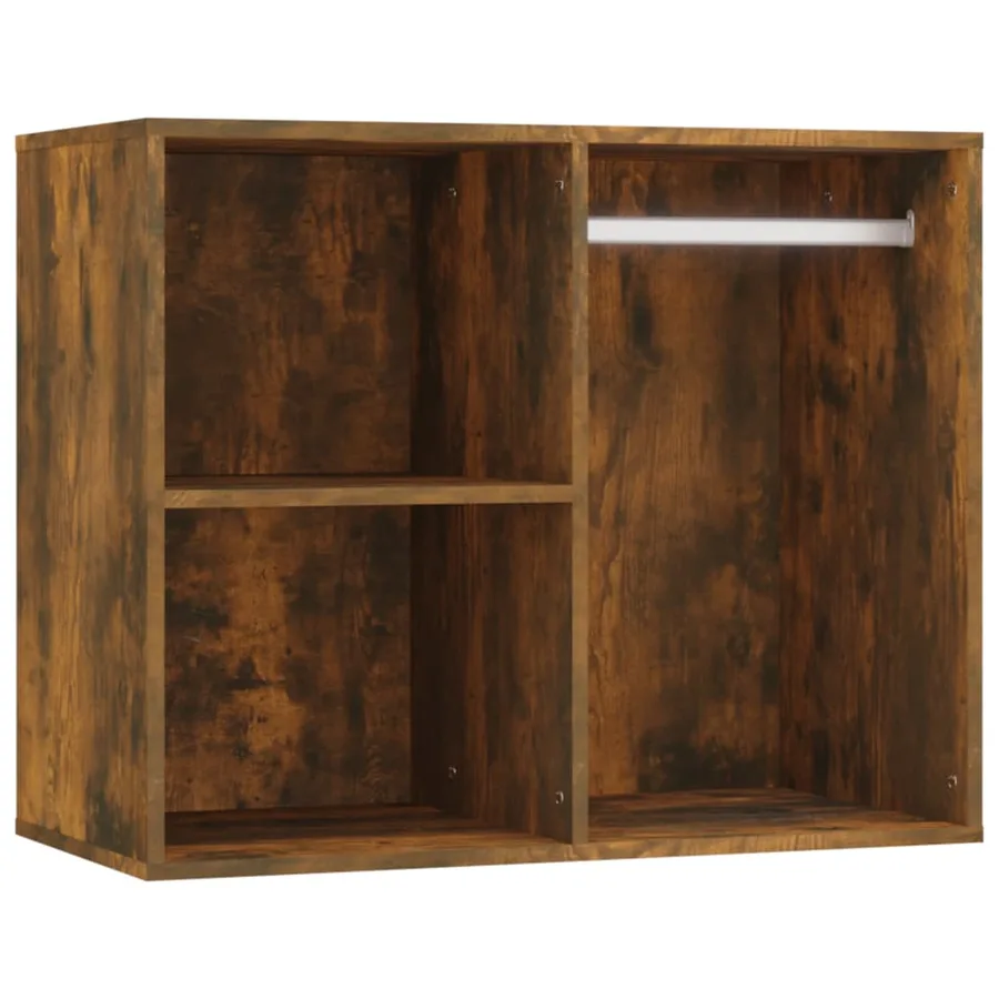 Ensemble de coiffeuse avec LED Chêne fumé Bois d'ingénierie - 10
