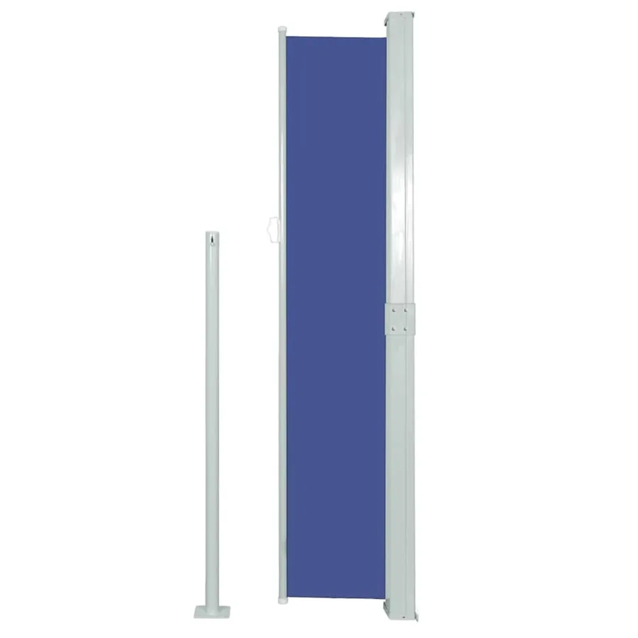 Auvent latéral rétractable de patio 170x300 cm Bleu - 7