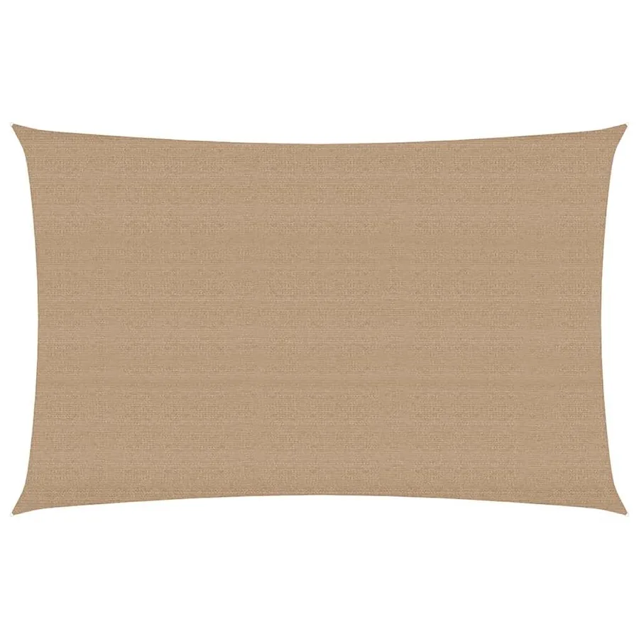 Voile d'ombrage 160 g/m² Taupe 3x5 m PEHD - 2