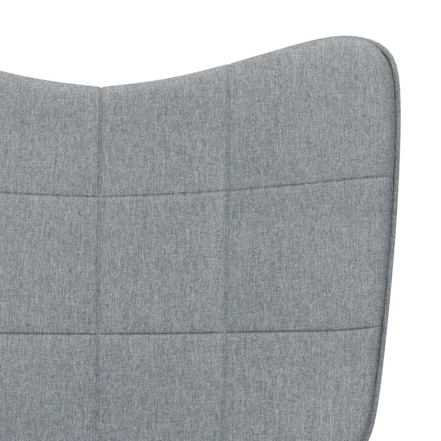 Chaise à bascule Gris clair Tissu - 6