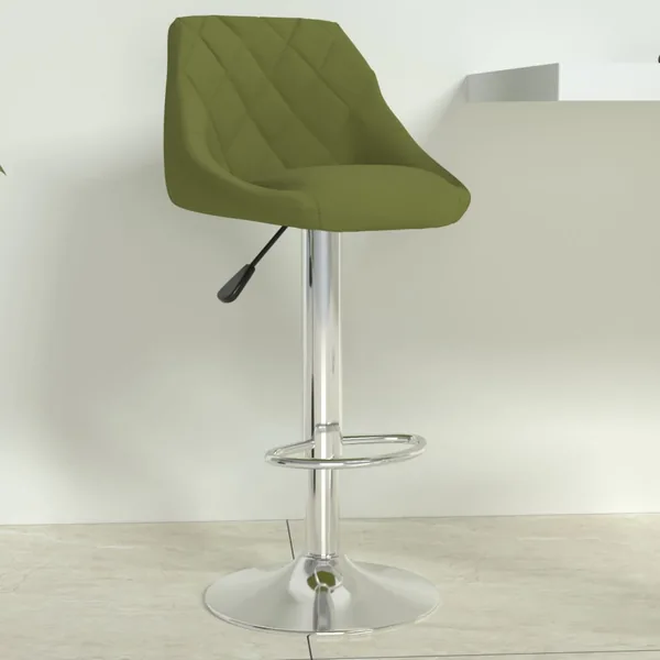 Tabouret de bar Vert clair Velours