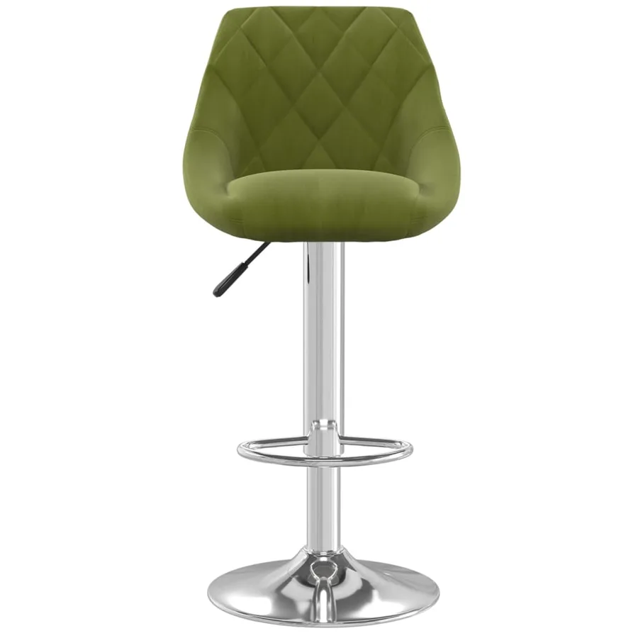 Tabouret de bar Vert clair Velours - 3