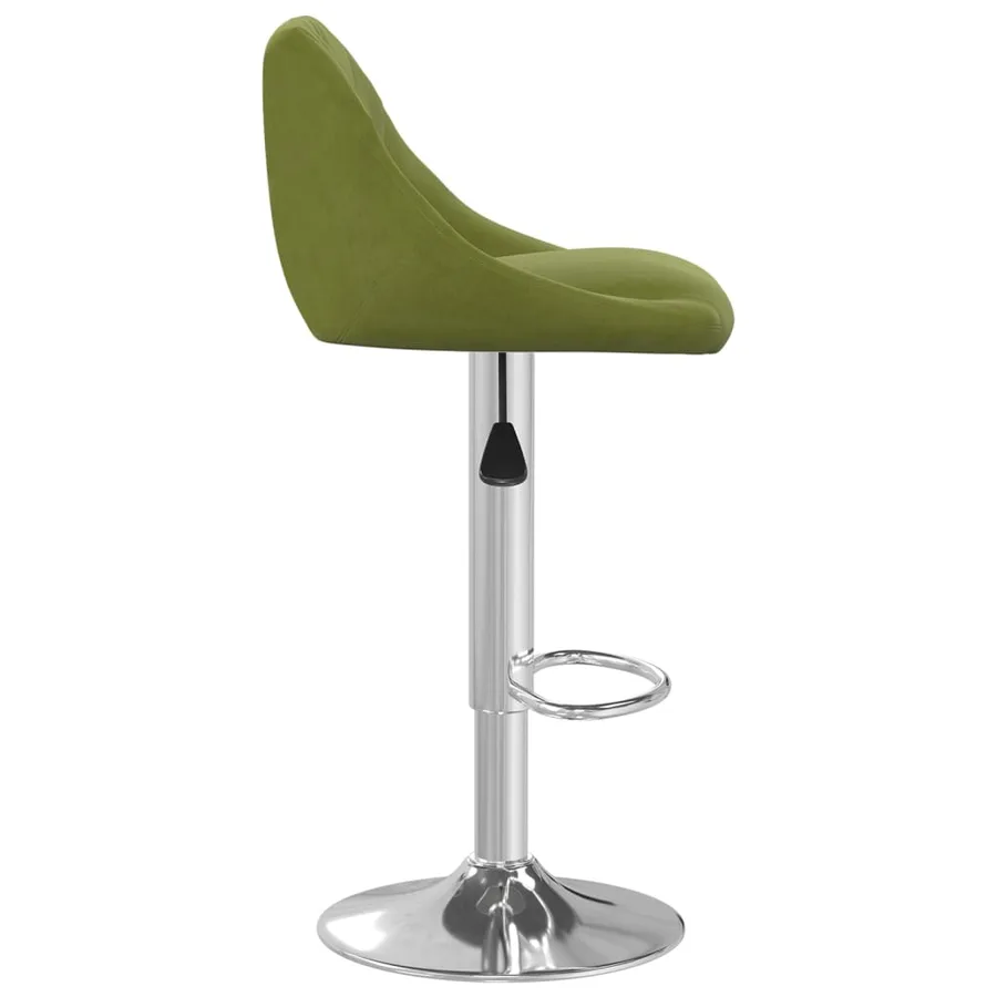 Tabouret de bar Vert clair Velours - 4