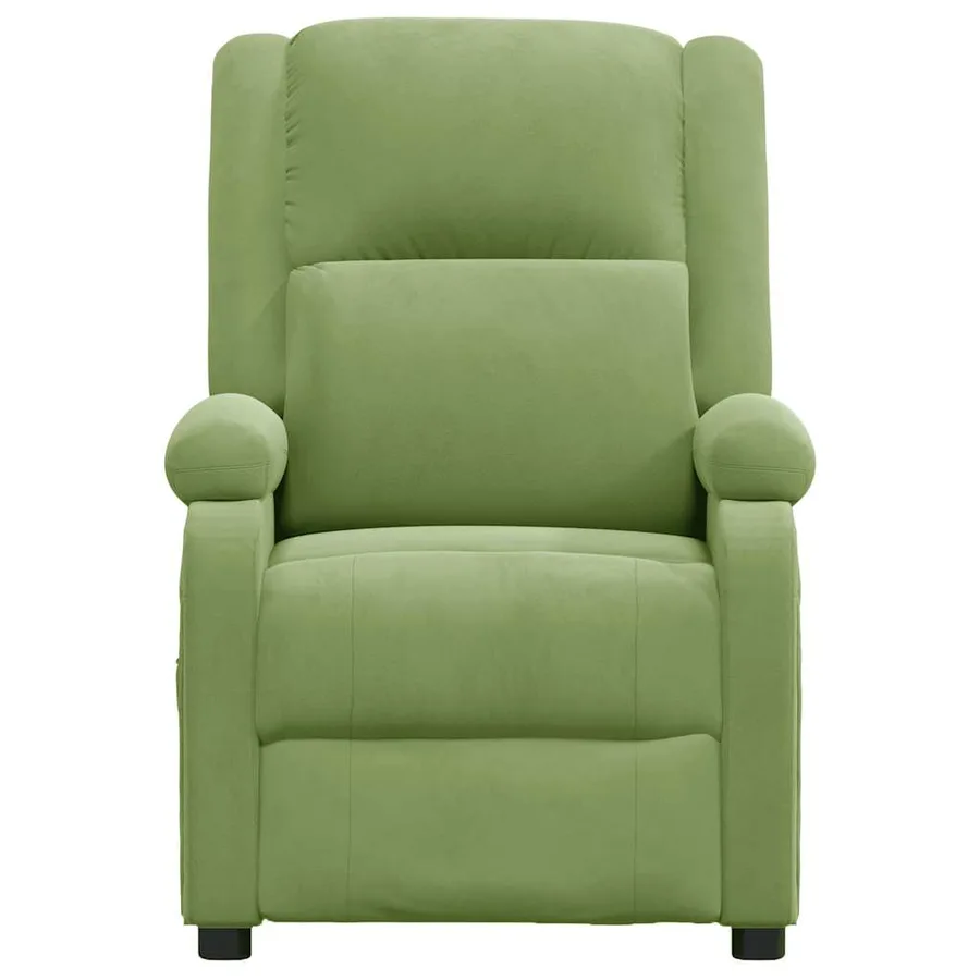 Fauteuil de massage Vert clair velours - 3