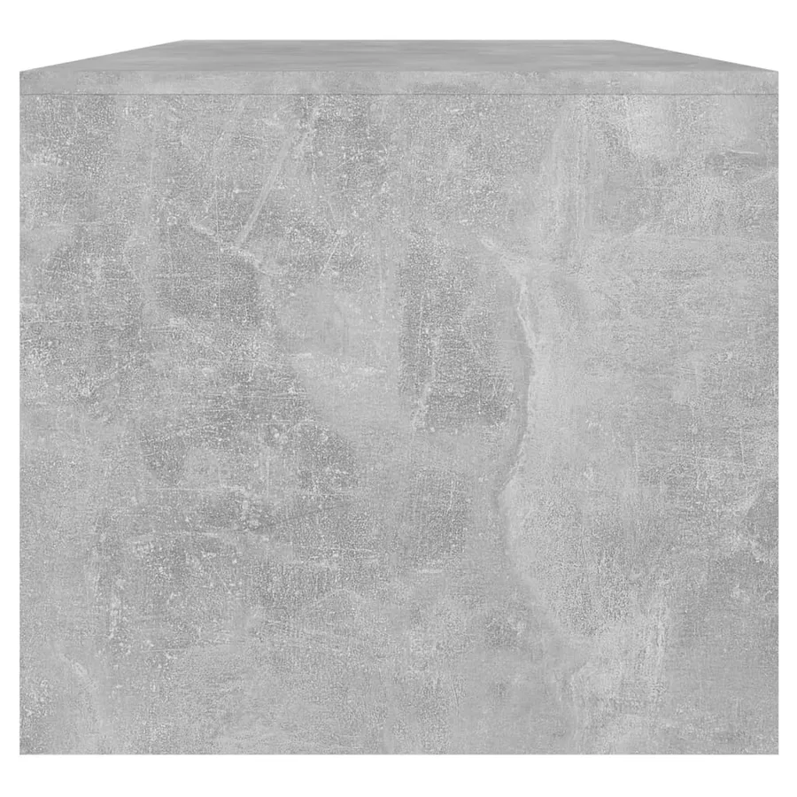 Table basse gris béton 102x50x45 cm bois d'ingénierie - 7