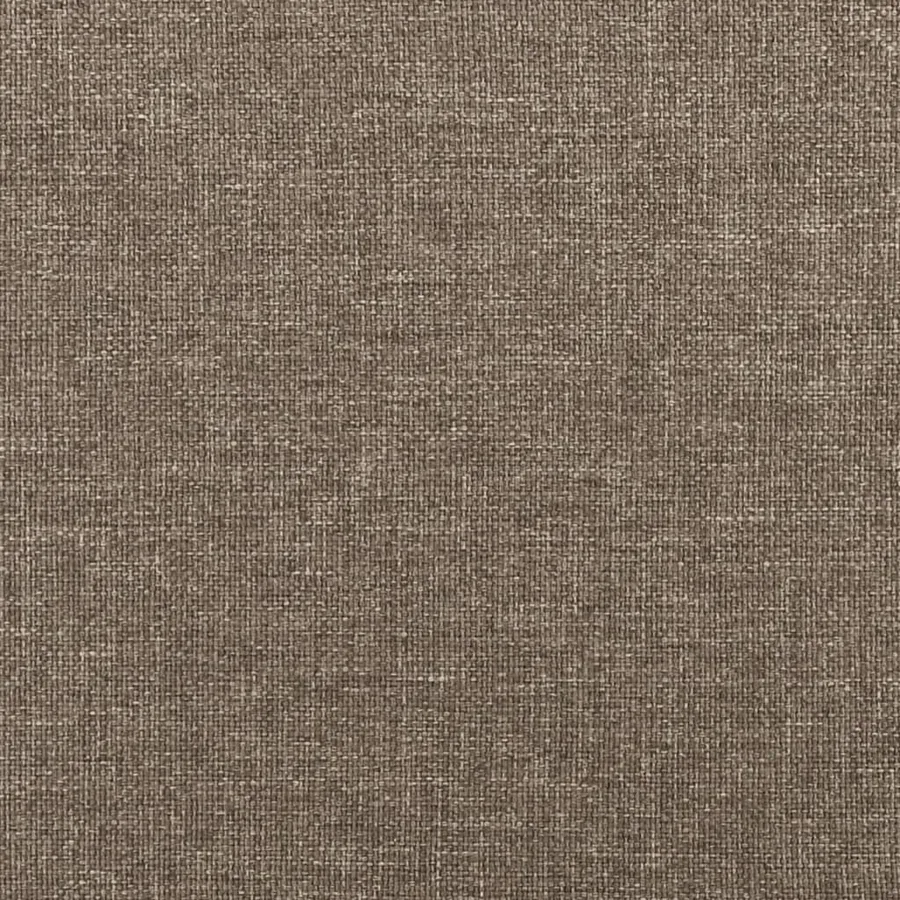 Tête de lit Taupe 100x5x78/88 cm Tissu - 7