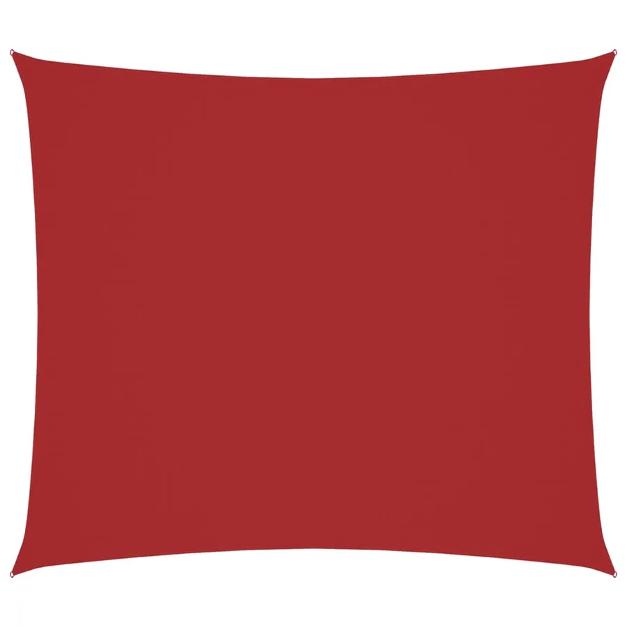Voile de parasol tissu oxford rectangulaire 2x2,5 m rouge - 2