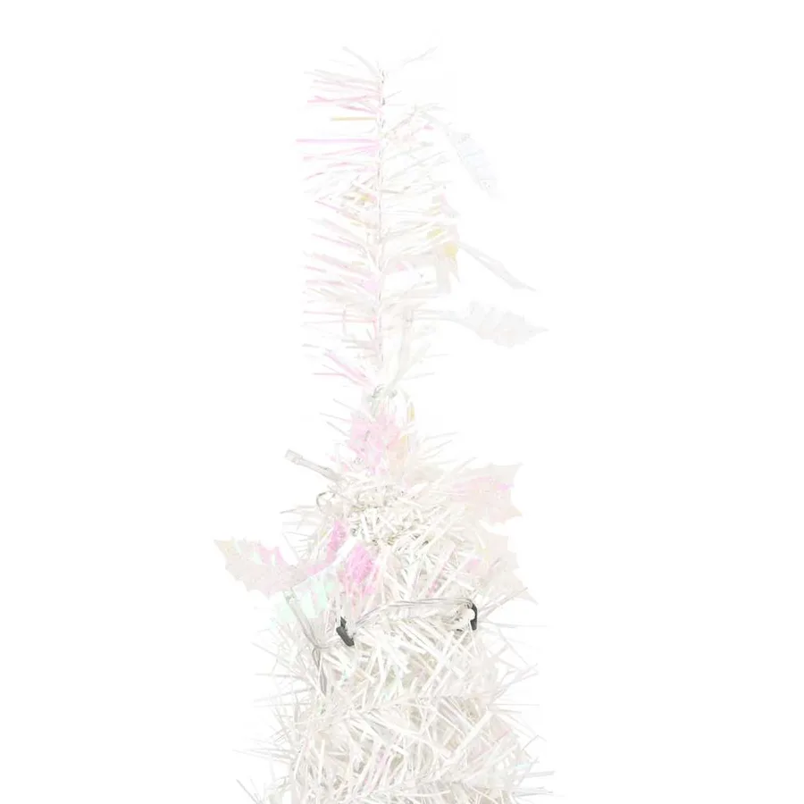 Sapin de Noël artificiel escamotable 150 LED blanc 180 cm - 7