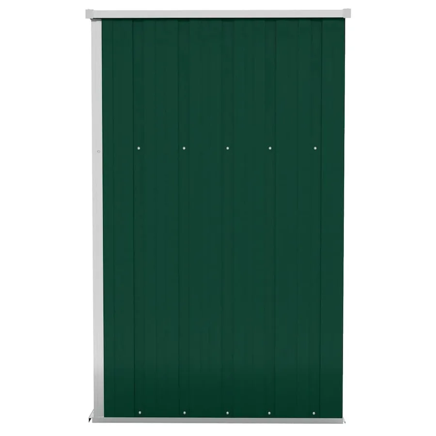 Remise de jardin murale Vert 118x100x178 cm Métal galvanisé - 4