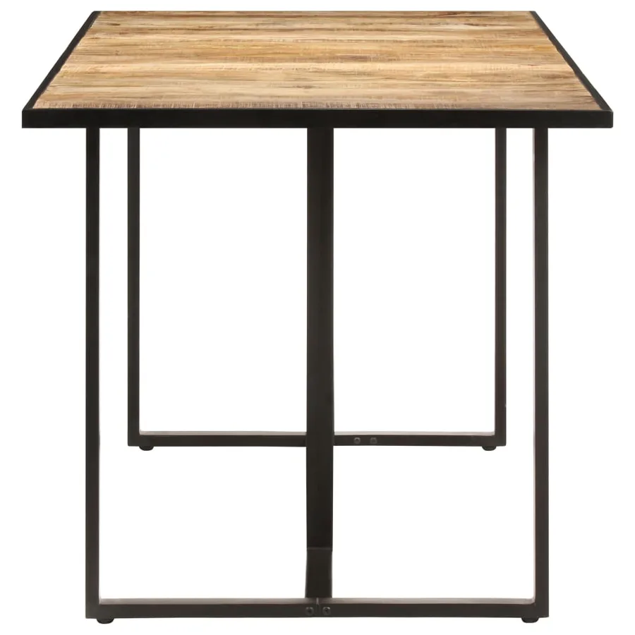 Table de salle à manger 180 cm Bois de manguier brut - 3
