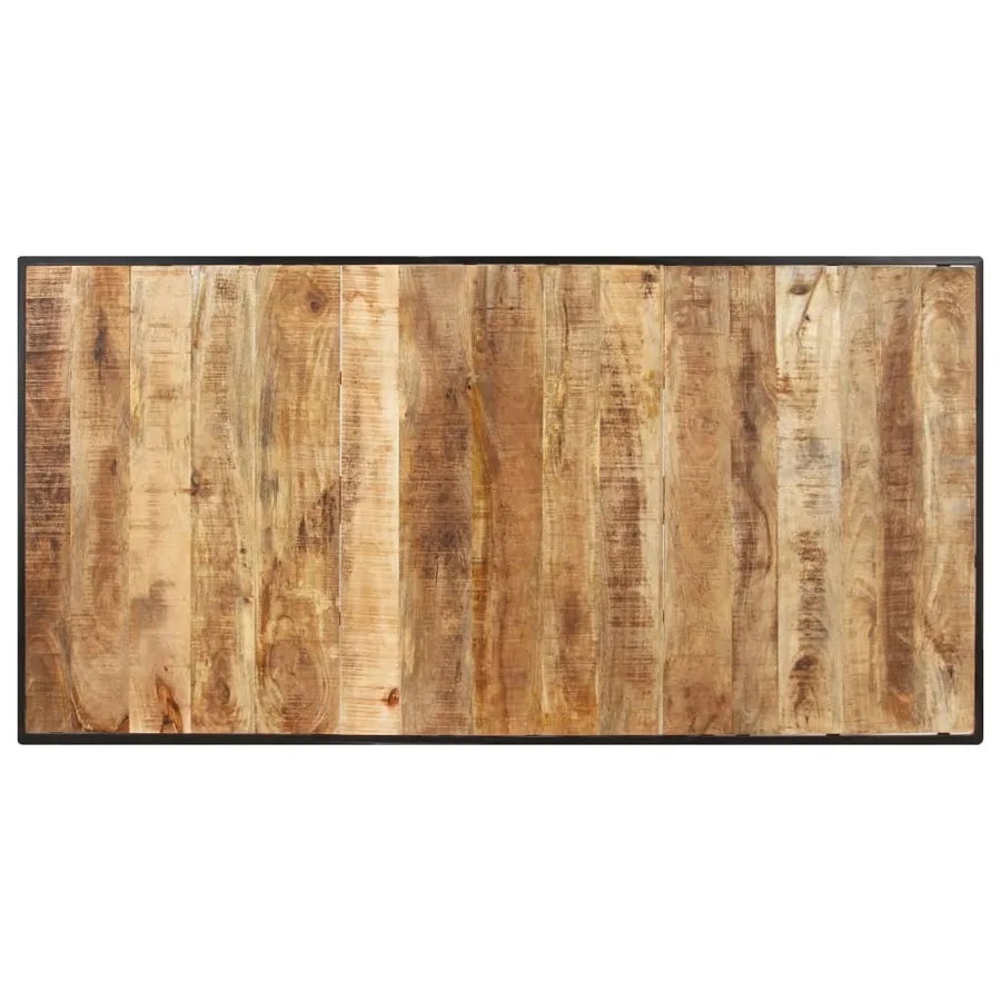 Table de salle à manger 180 cm Bois de manguier brut - 4