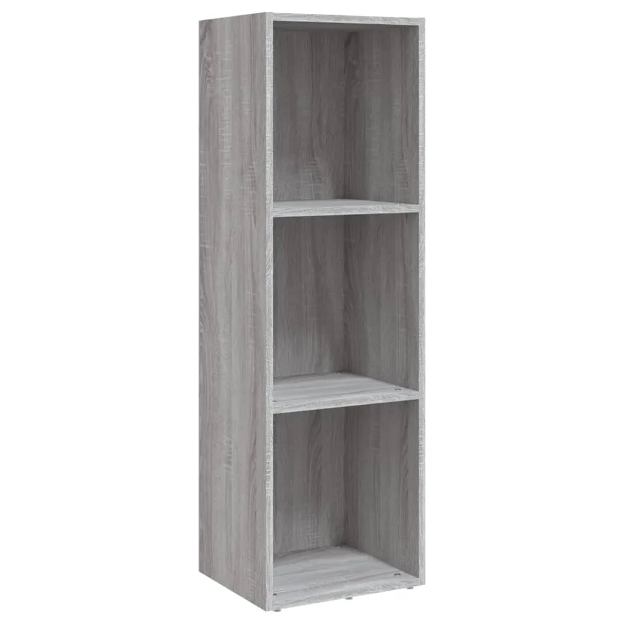 Bibliothèque/Meuble TV sonoma gris 36x30x114 cm bois ingénierie - 2