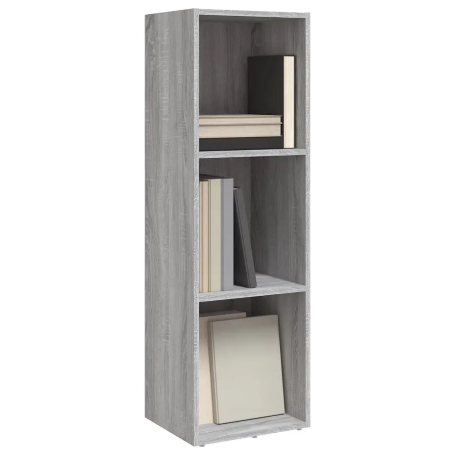 Bibliothèque/Meuble TV sonoma gris 36x30x114 cm bois ingénierie - 3
