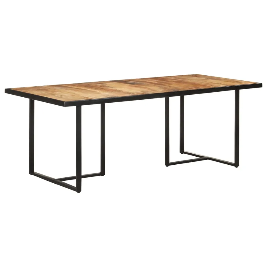 Table à manger 200 cm Bois de manguier brut
