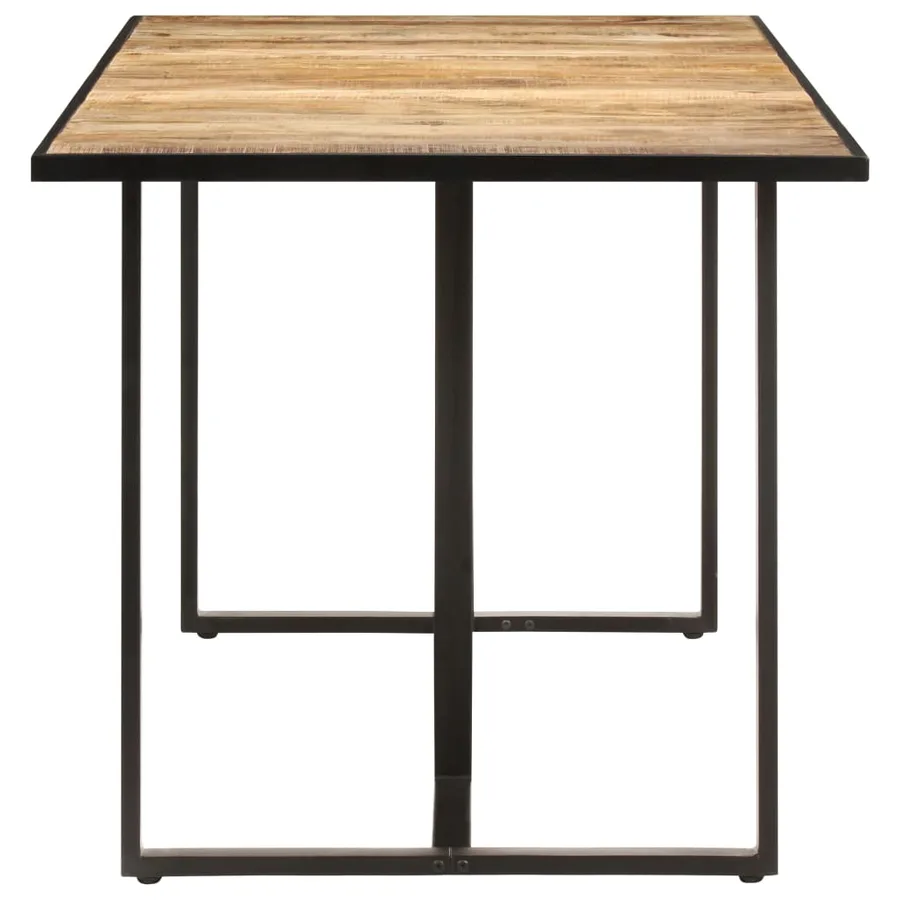 Table à manger 200 cm Bois de manguier brut - 3