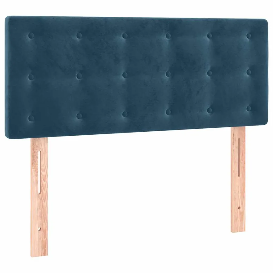 Tête de lit Bleu foncé 80x5x78/88 cm Velours - 2