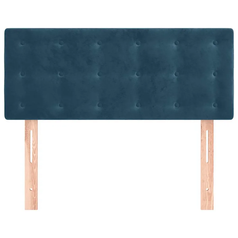 Tête de lit Bleu foncé 80x5x78/88 cm Velours - 3