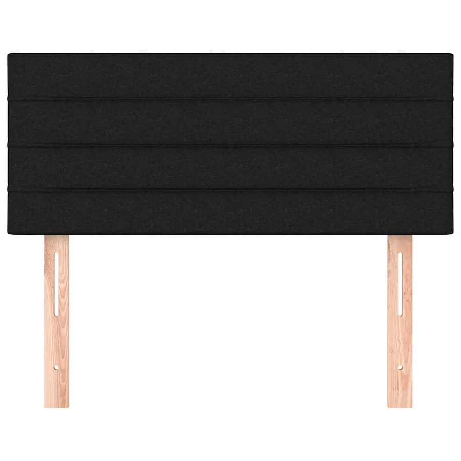 Tête de lit Noir 90x5x78/88 cm Tissu - 3