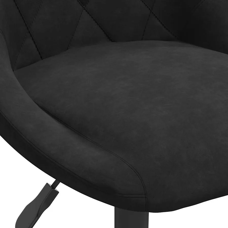 Tabouret de bar Noir Velours - 7