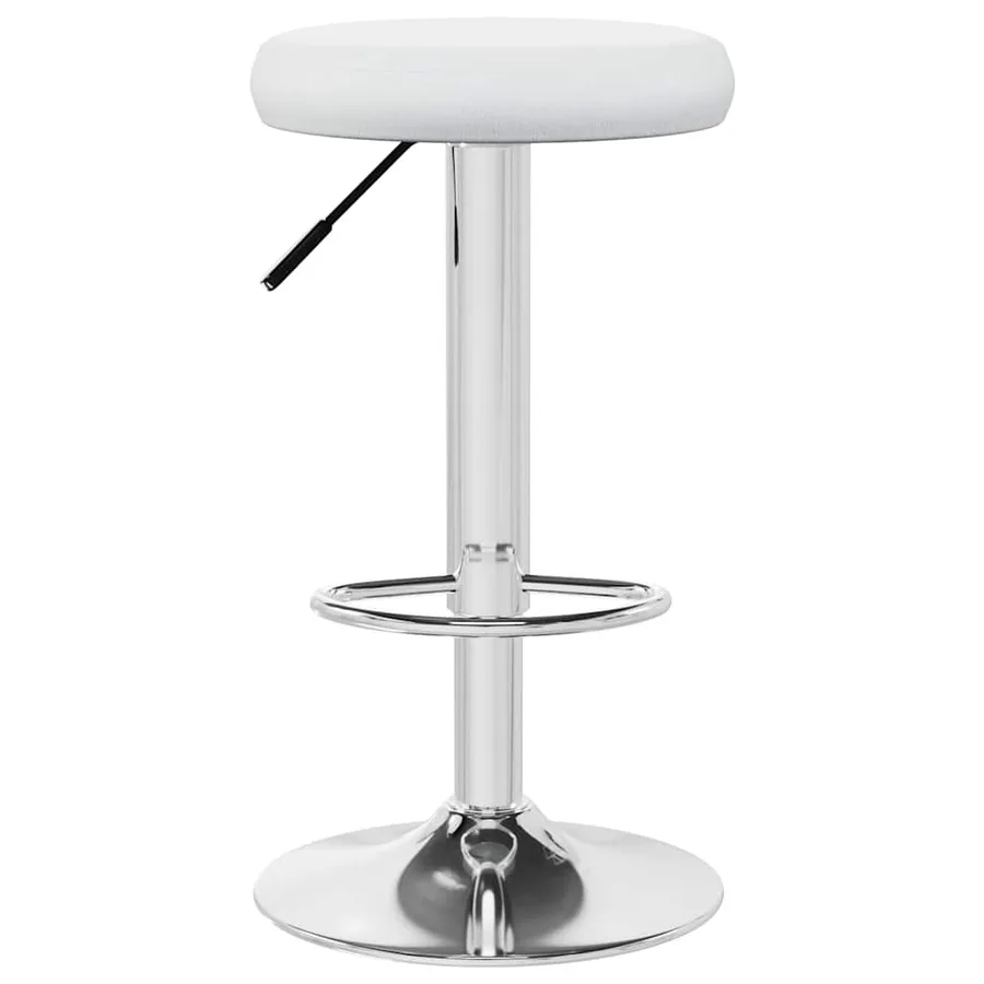 Tabourets de bar lot de 2 Blanc Similicuir - 4