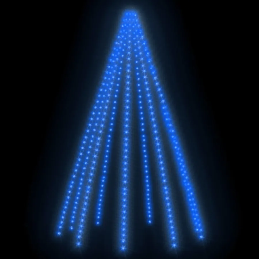Guirlande lumineuse d'arbre de Noël 400 LED Bleu 400 cm - 4