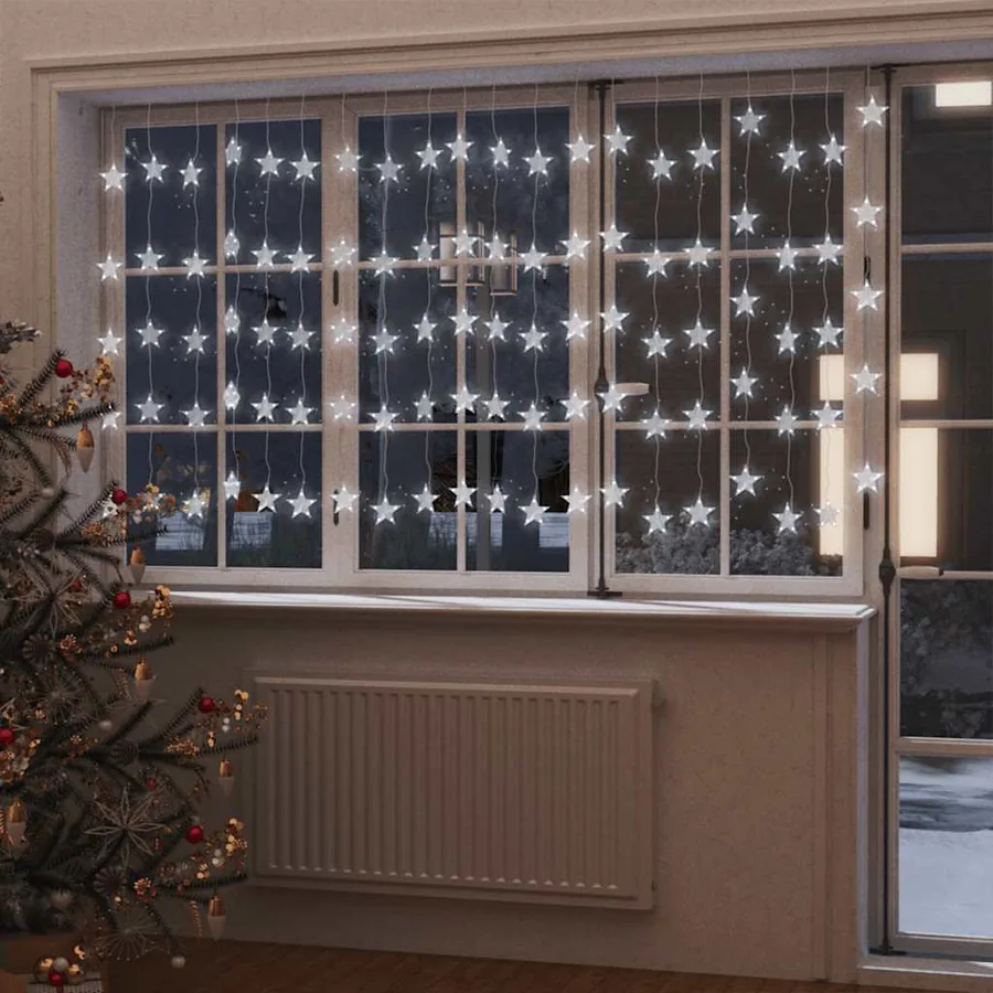 Guirlande lumineuse à étoiles LED 500 LED Blanc 8 fonctions
