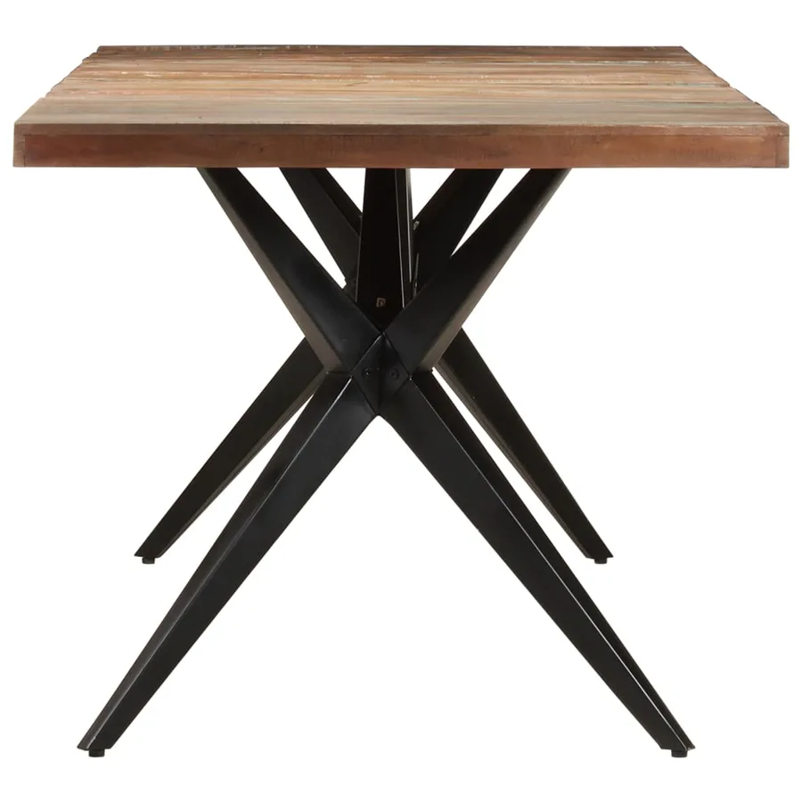 Table à manger 200x90x76 cm Bois de récupération massif - 3