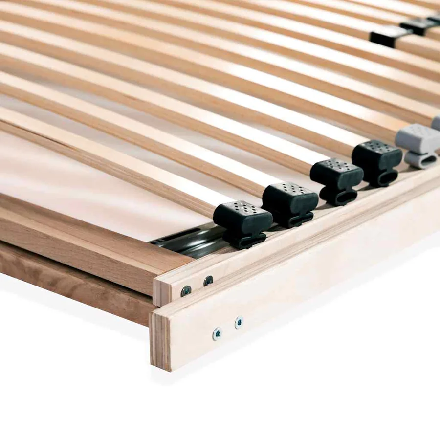 Sommier à lattes sans matelas avec 28 lattes 7 zones 80x200 cm - 8