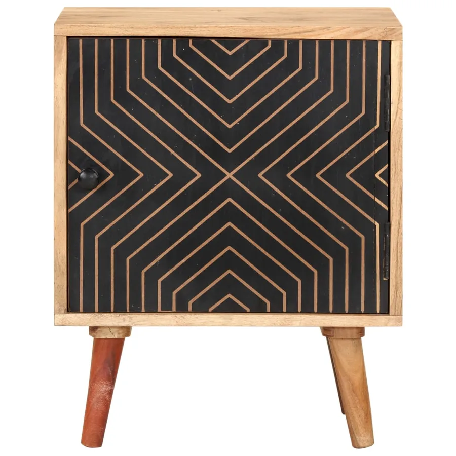 Table de chevet 40x30x50 cm Bois d'acacia massif - 2