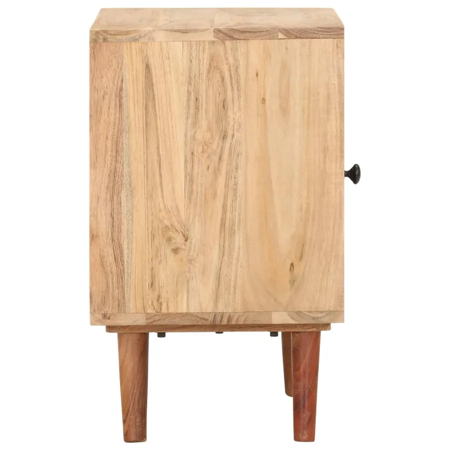 Table de chevet 40x30x50 cm Bois d'acacia massif - 3