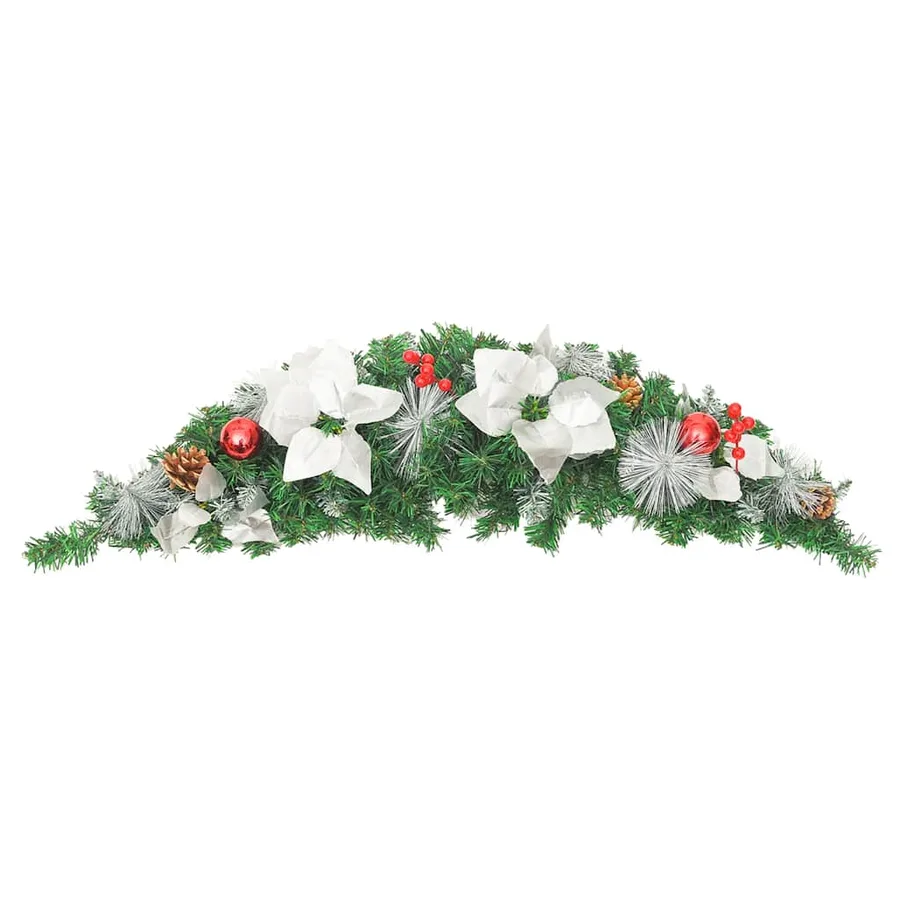 Arche de Noël avec lumières LED Vert 90 cm PVC - 3
