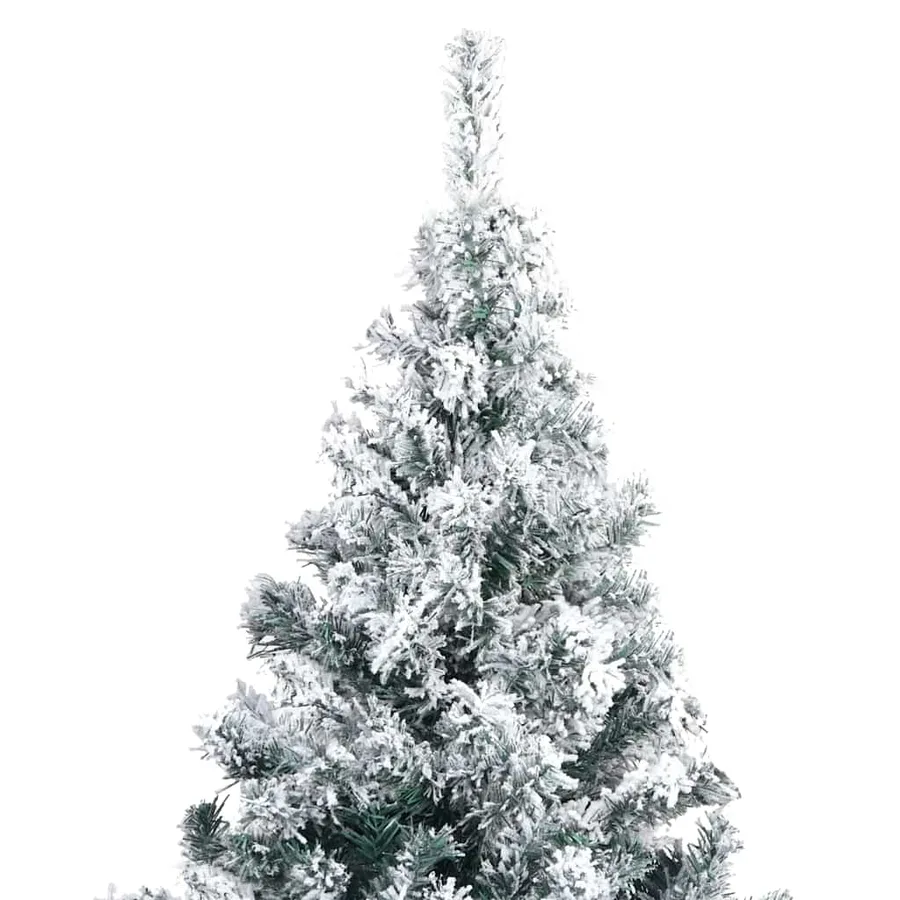 Sapin de Noël artificiel avec neige floquée vert 180 cm PVC - 3